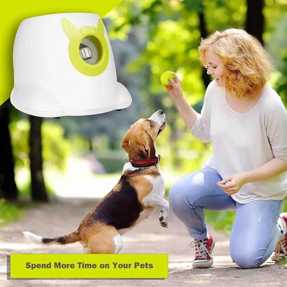 YEEGO‎ Automatic Dog Ball Launcher Thrower for Small Medium Dogs Indoor Outdoor